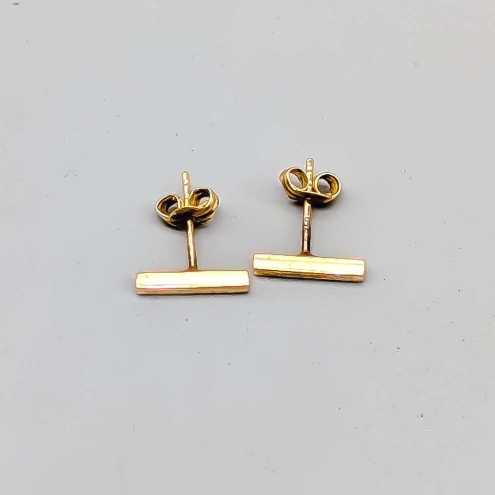 Örhängen i Guld 18K 0.61g 10mm - Bild 2