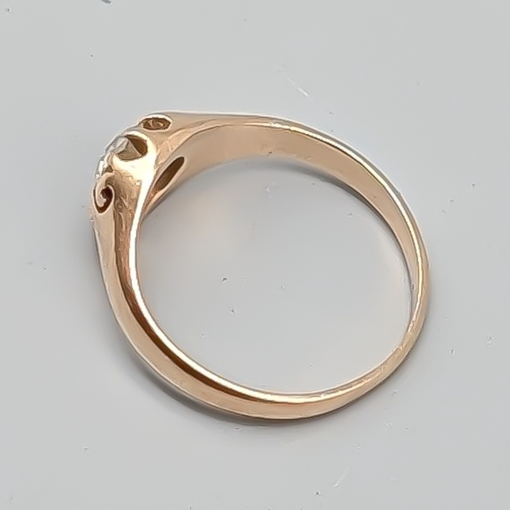 Diamantring i Guld 14K 2.92g 16.25mm - Bild 3