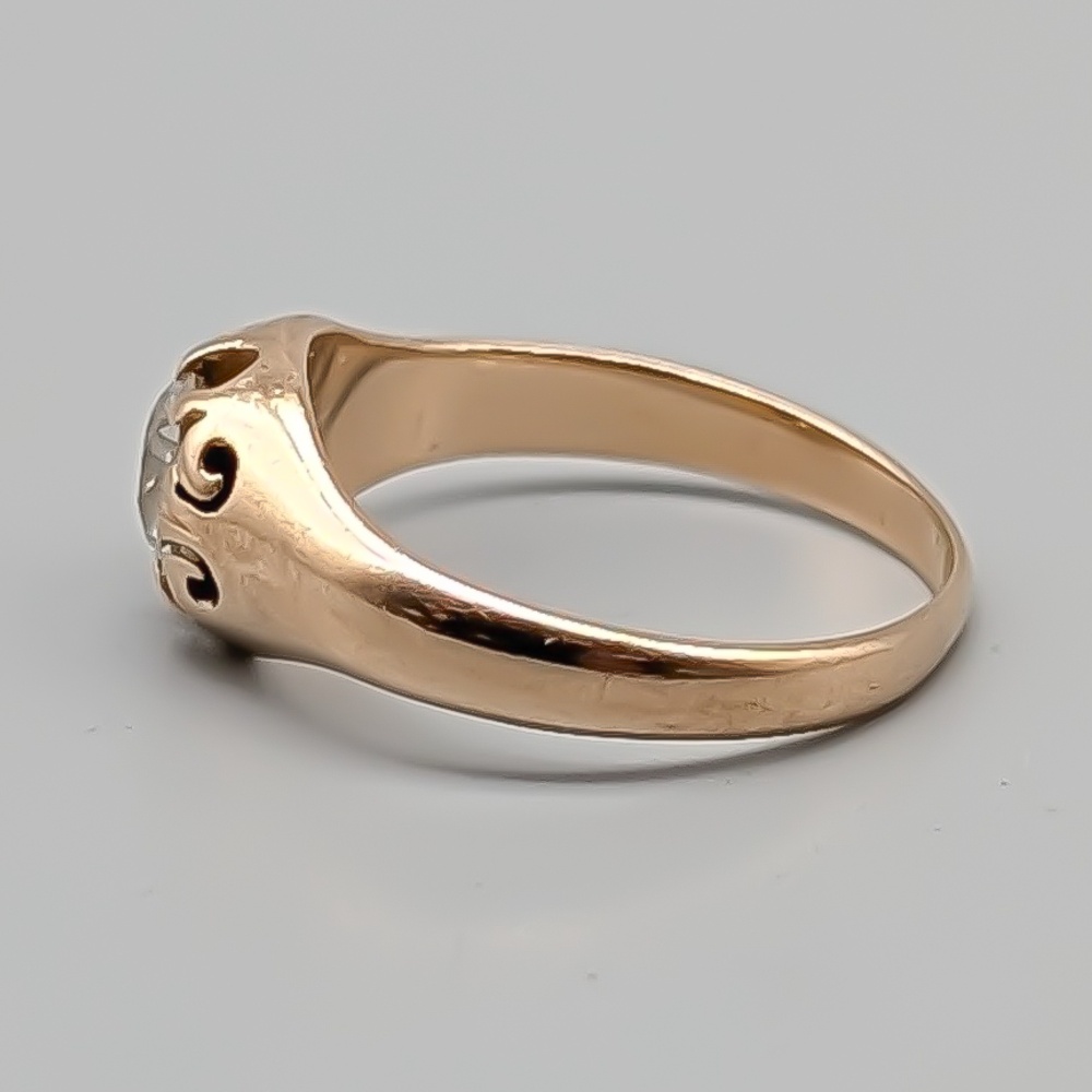 Diamantring i Guld 14K 2.92g 16.25mm - Bild 2