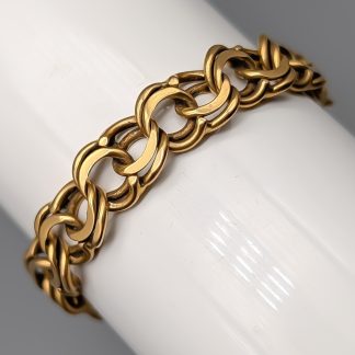20cm Bismarcklänk i Guld 18K 25.74g