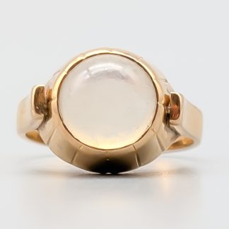 Ring i Guld med Sten 18K 4.57g 16.25mm