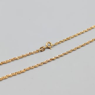 45.5cm Singaporelänk i Guld 18K 3.72g