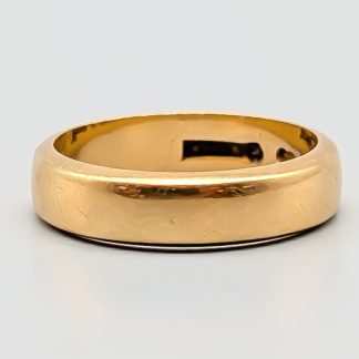 Slät ring i Guld 18K 4.34g 21.25mm