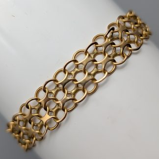 19.5cm X-Länk i Guld 18K 8.41g