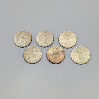 6 st 2 kr Sverige 1952 - 1966 S400 83.84g 31mm