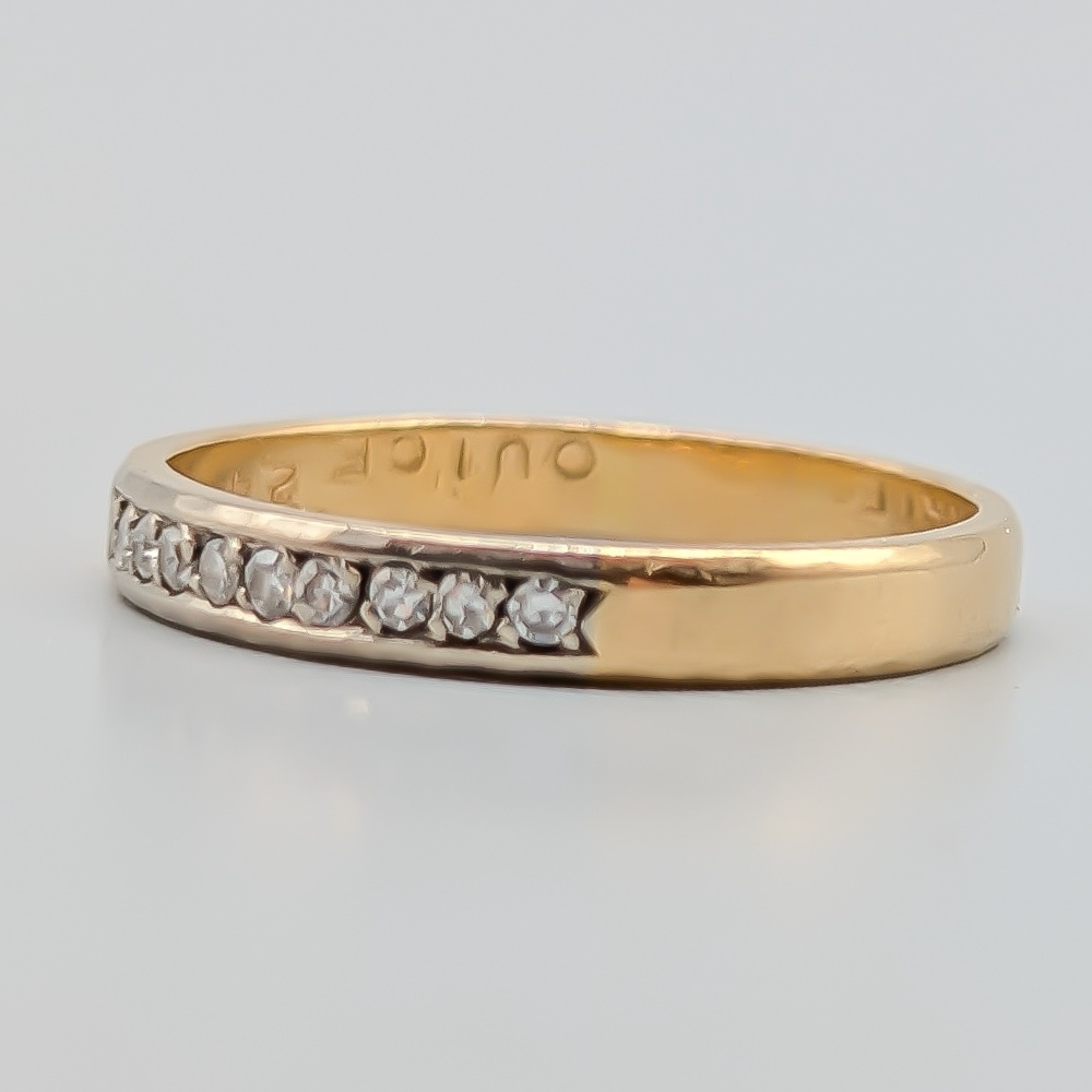 Diamantring i Flerfärgat Guld 18K 2.88g 18.25mm - Bild 2