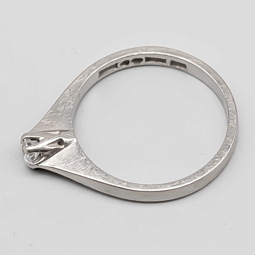 Diamantring i Vitguld 18K 2.54g 16mm - Bild 2