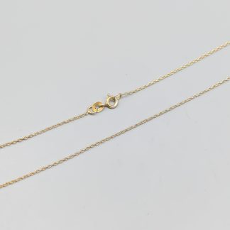46.5cm Ankarlänk i Förgyllt Silver S925 1.41g