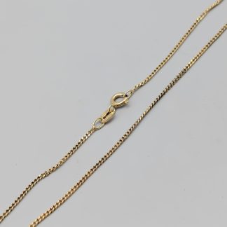 34cm Pansarlänk i Förgyllt Silver S925 1.8g