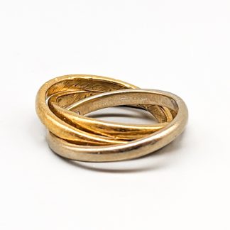 Guldring, tre ringar i en 18K 8.66g 15.75mm