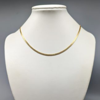 43cm Pansarlänk i Guld 18K 8.61g