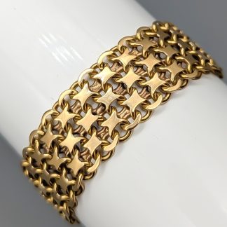 19.5cm X-Länk i Guld 18K 36.65g