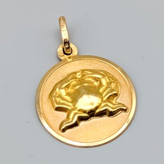 Hänge i Guld Krabba 18K 2.22g 21mm