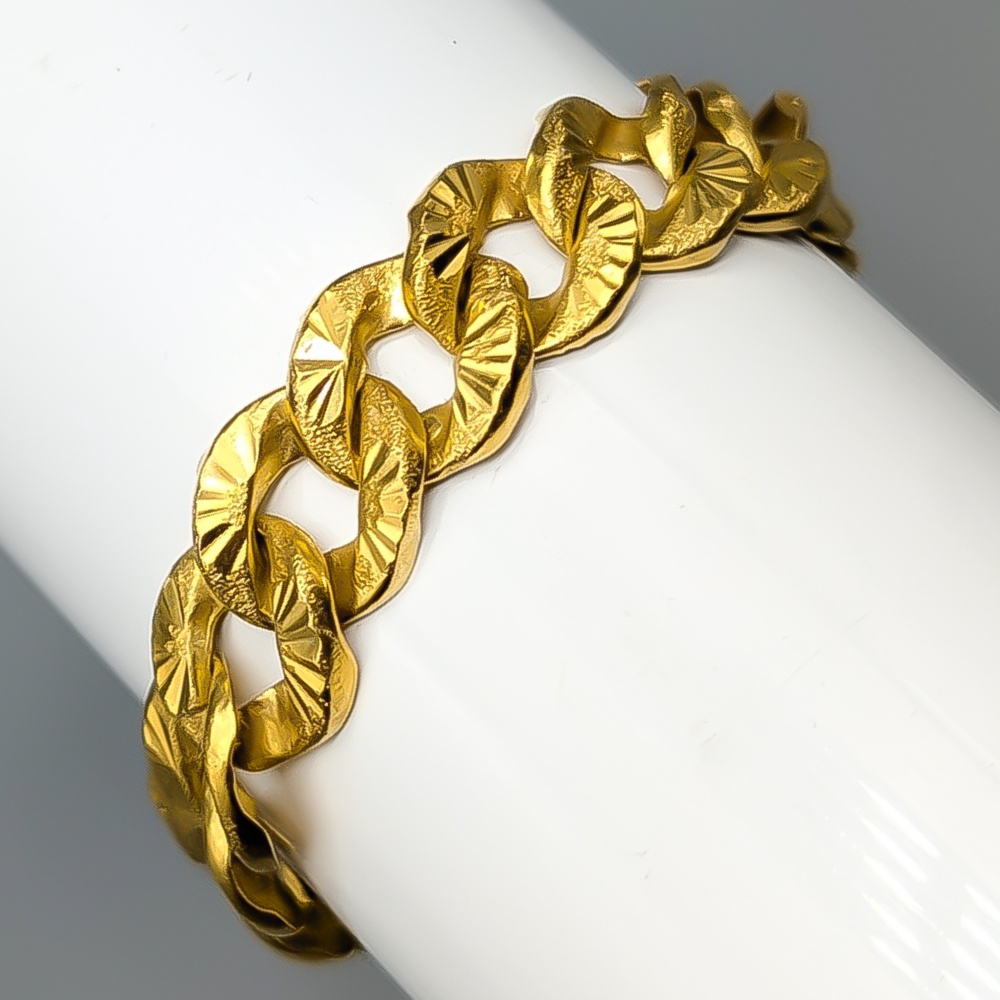17cm Armband i Guld 23K 15.13g