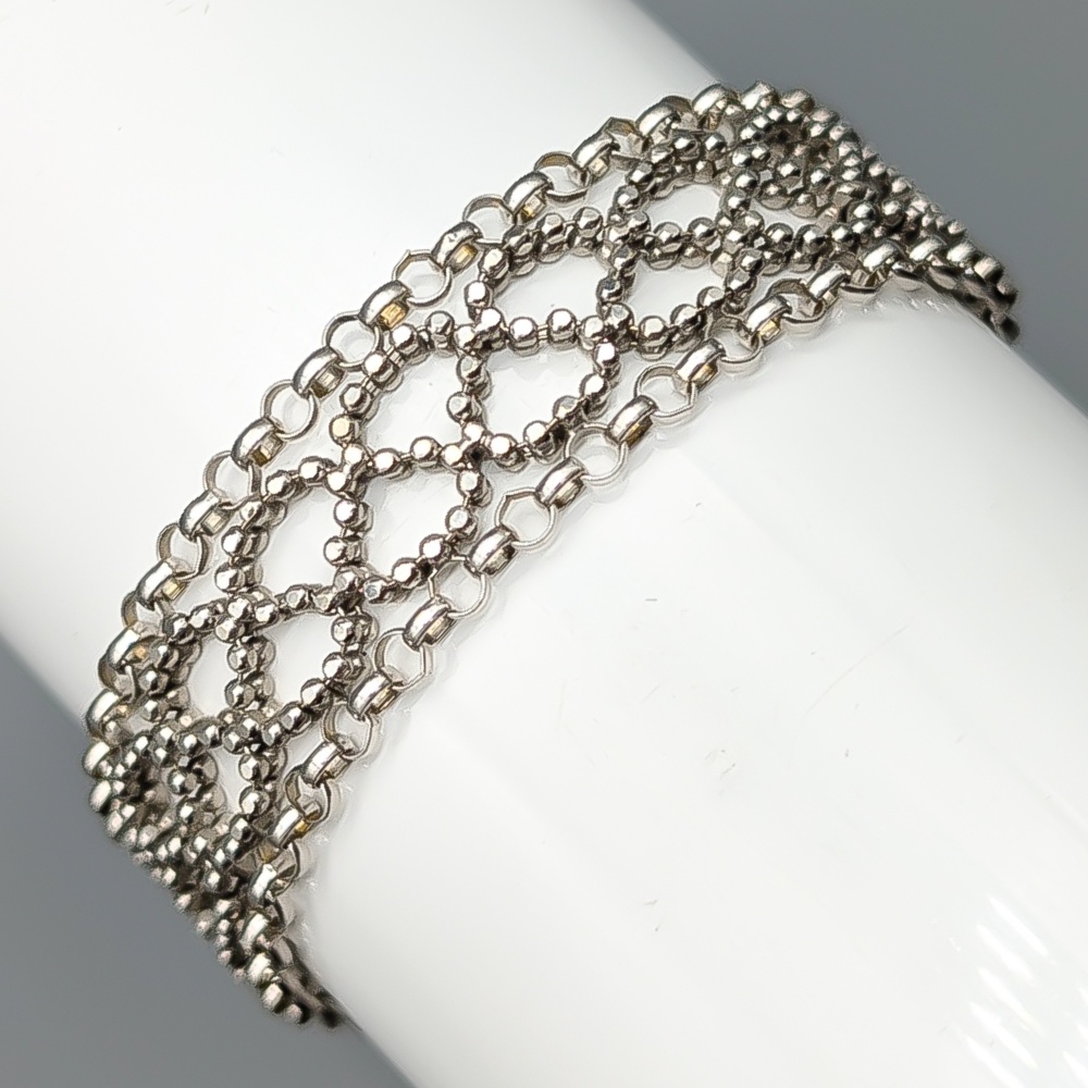 19cm Armband i Vitguld 18K 16.6g