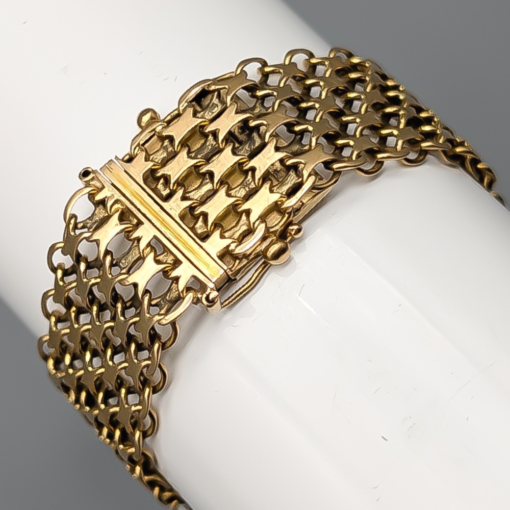 19.5cm X-Länk i Guld 18K 26.39g - Bild 2