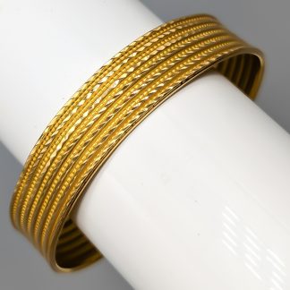 19cm Stelt armband i Guld 21K 14.94g