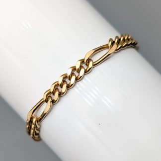 20.5cm Figarolänk i Guld 18K 11.76g