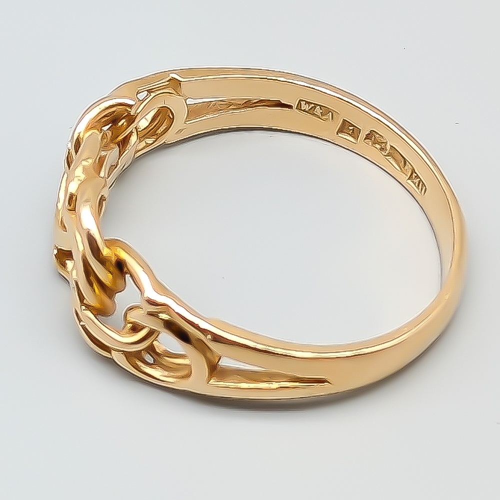 Ring i Guld Bismarck 18K 4.13g 19mm - Bild 3