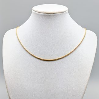 43cm Halsband i Guld 18K 3.79g