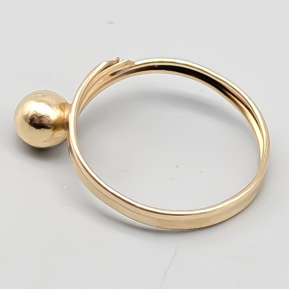 Ring i Guld 14K 1.05g 18mm - Bild 2