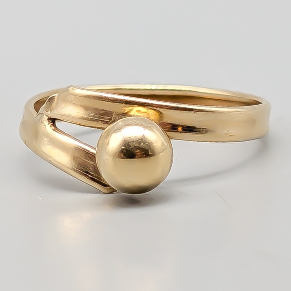 Ring i Guld 14K 1.05g 18mm