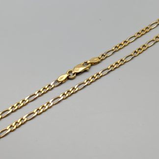 51cm Figarolänk i Guld 18K 10.55g
