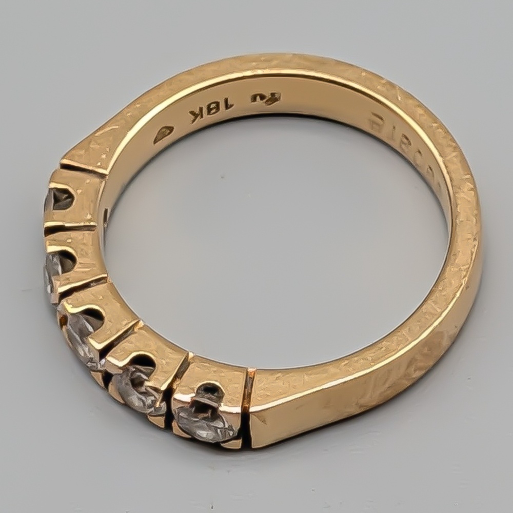 Alliansring i Guld med Diamanter 18K 4g 15mm - Bild 3