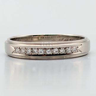 Diamantring i Vitguld-0