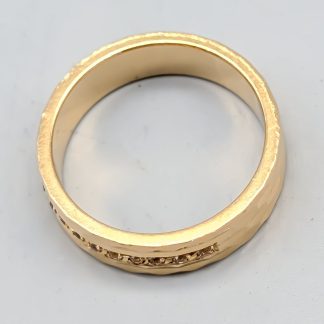 Ring i Guld med Vita Stenar-0