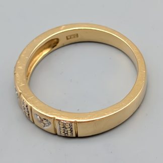 Diamantring i Guld-1