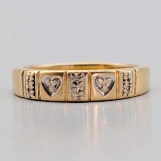 Diamantring i Guld-0
