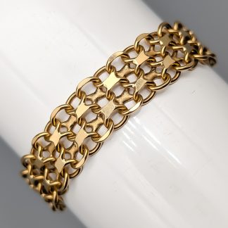18.5cm X-Länk i Guld 18K 21.39g