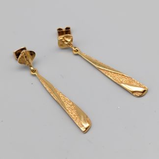 Örhängen i Guld 18K 4.38g 40mm