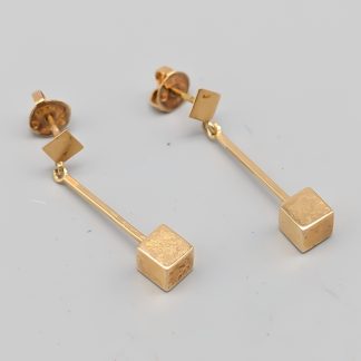 Örhängen i Guld 18K 2.48g 30mm