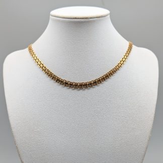 44.5cm Doserad X-Länk i Guld 18K 16.86g