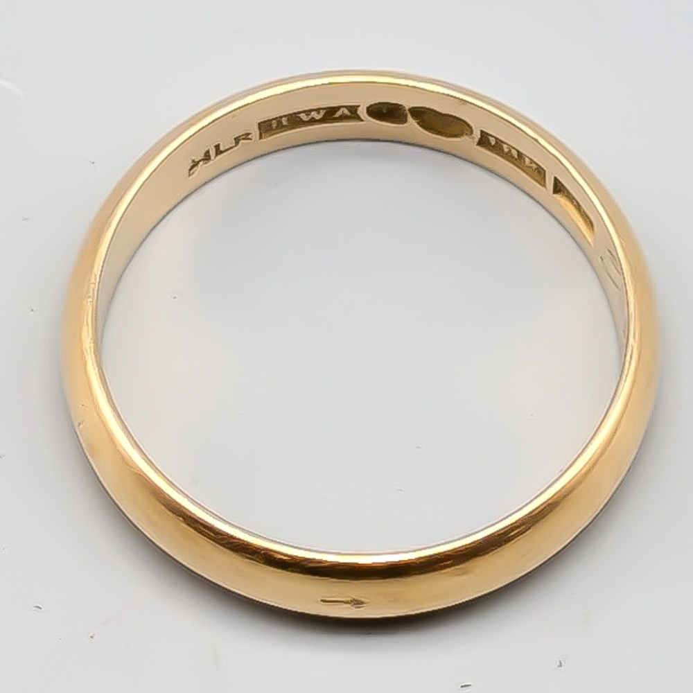 Slät ring i Guld 18K 5.59g 20.25mm - Bild 2
