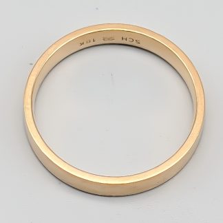 Schalins Slät ring i Guld 18K 5.31g 20.5mm
