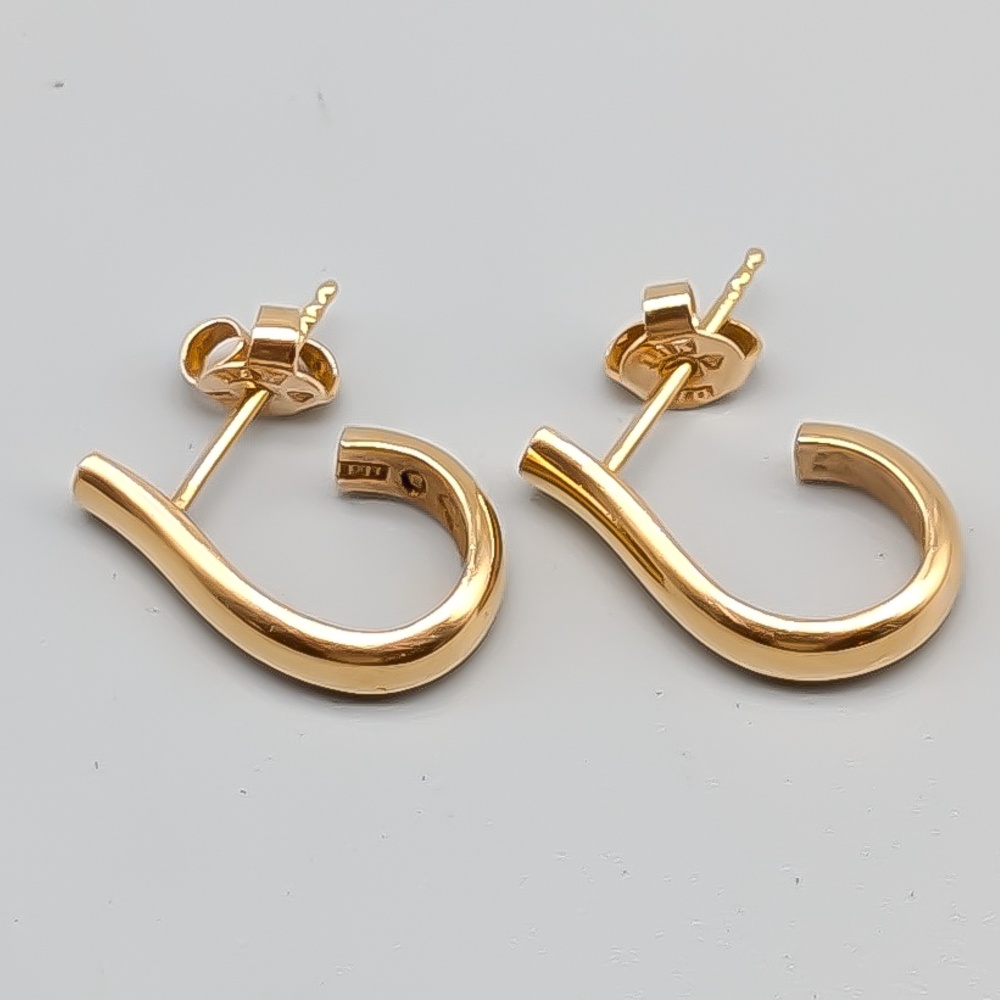 Örhängen i Guld 18K 5.06g 17mm - Bild 2