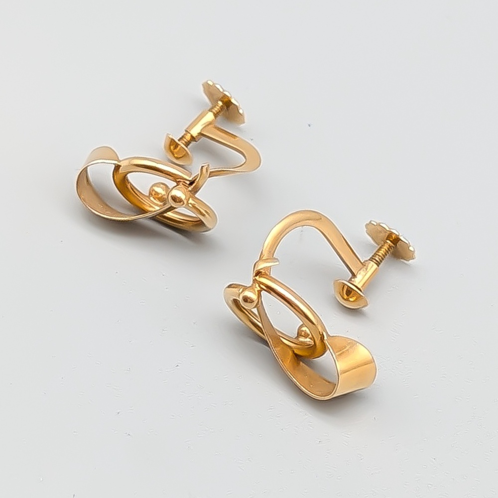 Clips i Guld 18K 2.06g 12mm - Bild 2