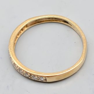 Alliansring i Flerfärgat Guld med Diamanter-0