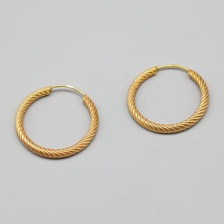 Creoler i Guld 18K 0.87g 18mm
