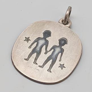 Hänge i Silver Stjärntecken Tvillingarna S830 3.88g 23mm