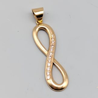 Diamanthänge i Guld Evighetstecken 18K 5.49g 35mm
