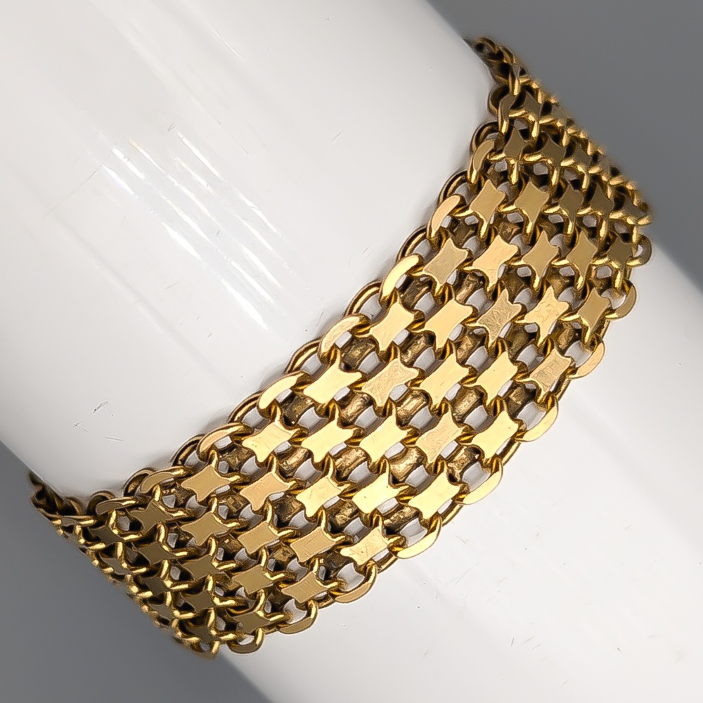 19.5cm X-Länk i Guld 18K 25.98g