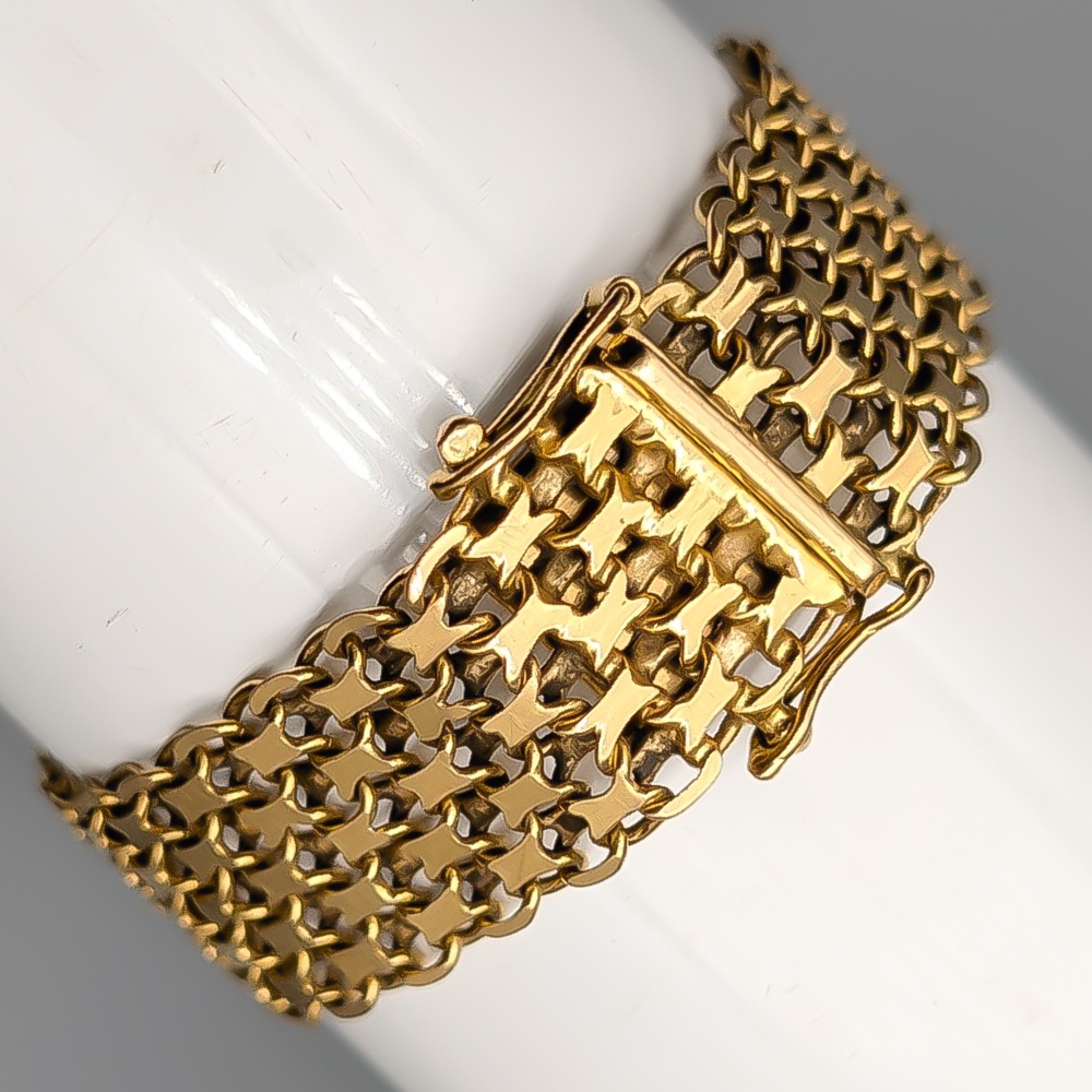 19.5cm X-Länk i Guld 18K 25.98g - Bild 2