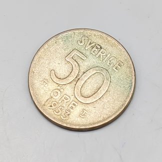50 öre Sverige 1953 S400 4.77g 22mm