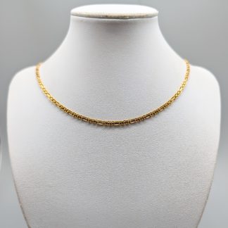 45cm X-Länk i Guld 18K 8.95g