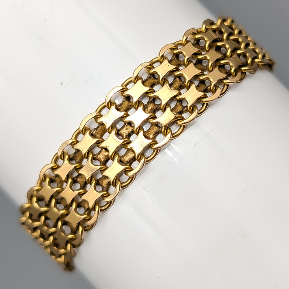 18.5cm X-Länk i Guld 18K 17.08g
