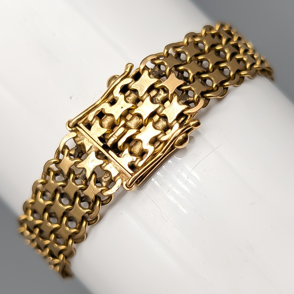 18.5cm X-Länk i Guld 18K 17.08g - Bild 2